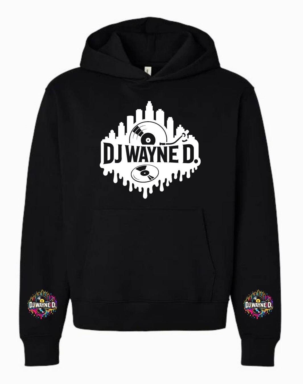 DJ Wayne D’s Heavyweight Hooded Sweatshirt (12 oz)